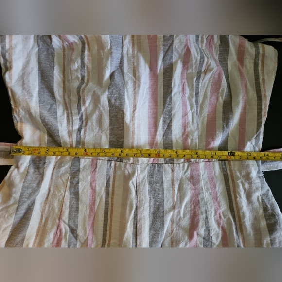 Women's Lush Striped Romper, Size M (Junior's) with pockets - Picture 6 of 6